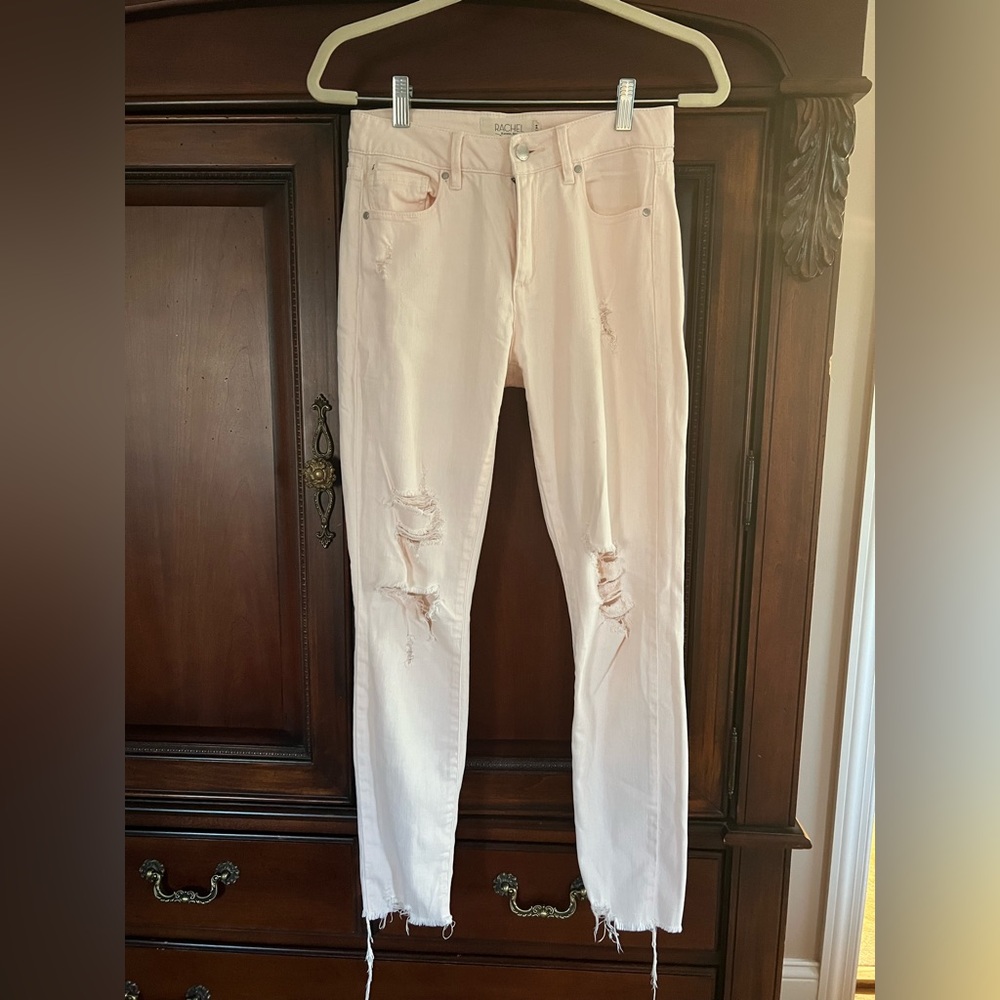 Light pink jeans. Excellent condition.